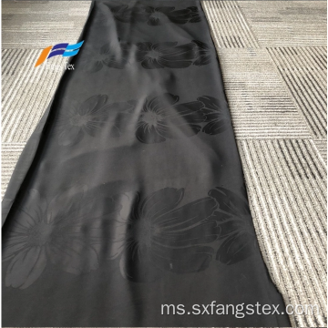 Fabrik Hitam 100% Polyester Nida Jacquard Bangladesh